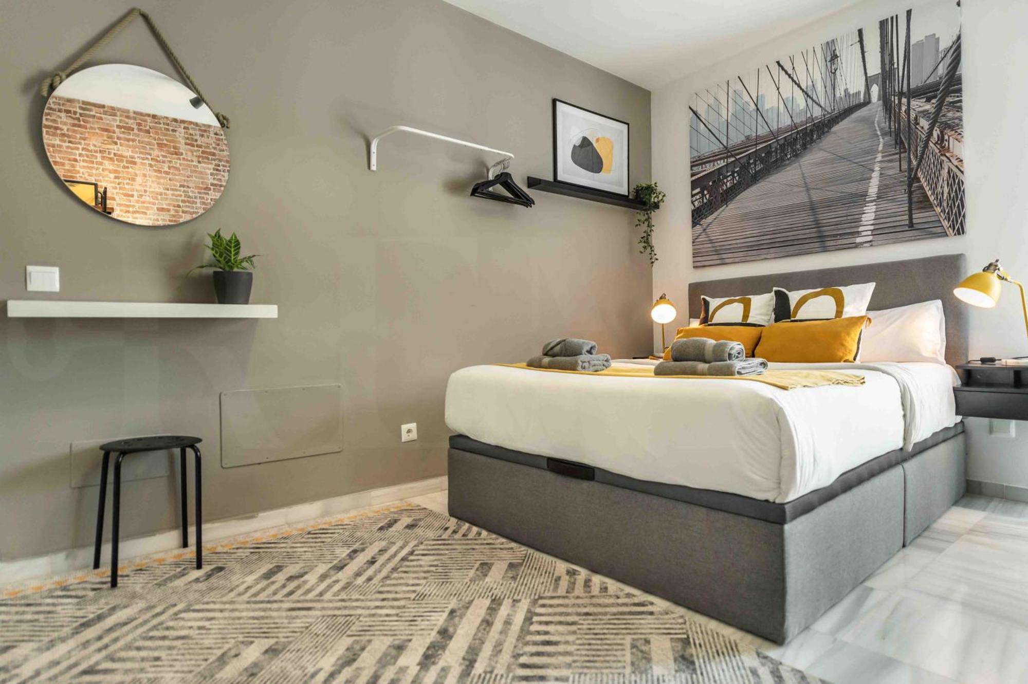 Modern Studio With Private Rooftop Terrace By Rems Málaga Exterior foto