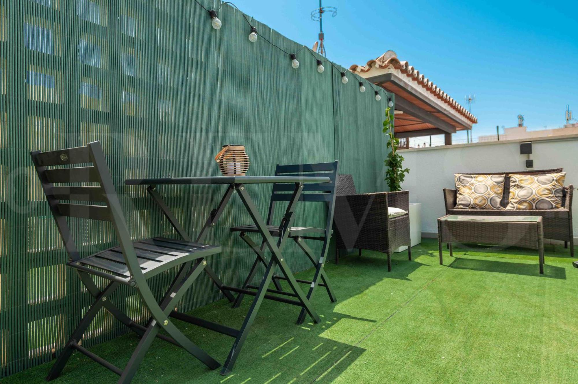 Modern Studio With Private Rooftop Terrace By Rems Málaga Exterior foto