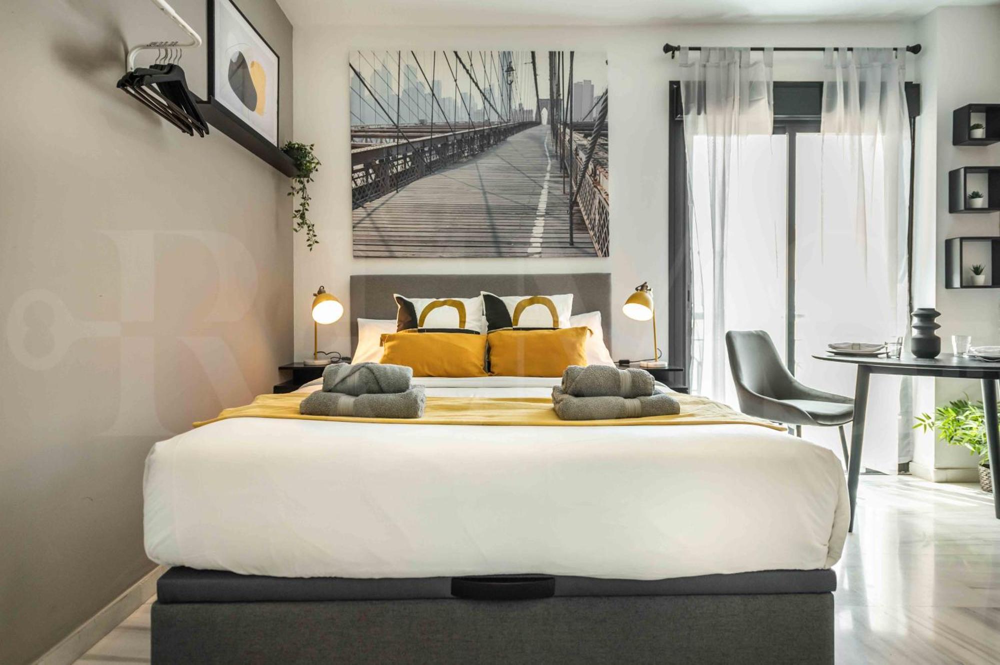 Modern Studio With Private Rooftop Terrace By Rems Málaga Exterior foto